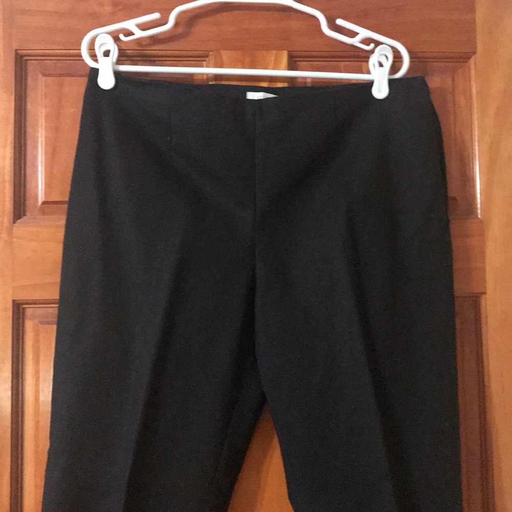 Black flat front size 10 pants